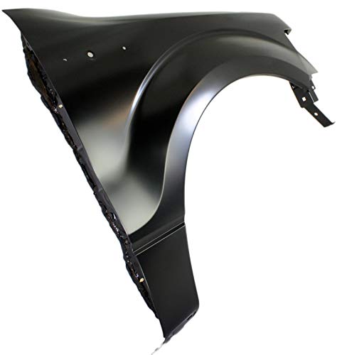 Garage-Pro Front Fender Set Of 2 Compatible With 2009-2014 Ford F-150 Black Steel Driver And Passenger Side Capa #TOP4