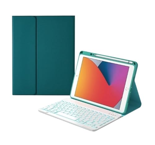Funda para iPad Air 5 de 10,9 pulgadas color Dark Green con teclado