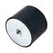 GTPBAO Stud Bushing 1pcs 40 * 40*M8 M8 Type Rubber Anti Vibration Mount, Silent Base Block for Air Compressor, Water Pump, Welding Machine Threaded Isolator