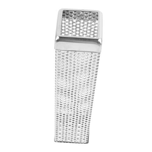 Toddmomy Caja Ahumadora De Acero Inoxidable Para Parrillas De 10 Pulgadas, Orificios Uniformes Para Virutas De Madera, Accesorio Portátil Para Barbacoa, Adecuado Para Ahumar Carne y Verduras