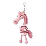 Pferdeanhänger für Handtasche – 2026 Plüsch-Anhänger sammelbar – lustiger Schlüsselanhänger Jahr des Pferdes | für Geburtstag, Abschluss, Urlaub, Reisen, Erwachsene, und Mädchen, C, Se référer