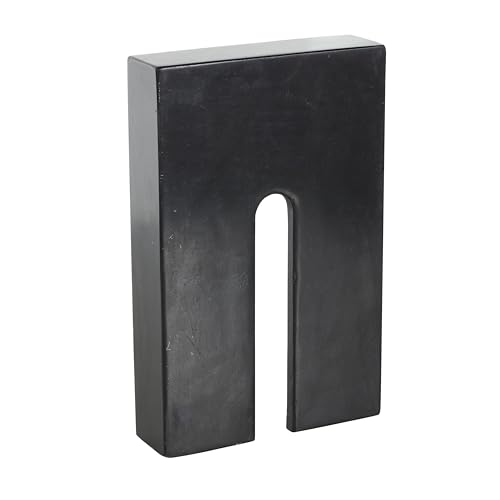 Escultura decorativa geométrica rectangular de mármol negro miniatura 3
