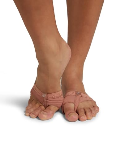 Capezio Womens Footundeez Lyrical/Modern Shoe and Flexibility for Dance ExoArmour Suede Sole for Traction and Protection Light Suntan X-Large (US Womens 12-13)