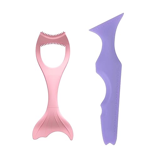 SVOCK 2PCS Plantilla Delineador de Ojos, Silicona Plantilla Eyeliner Ojos Plantilla, Multiusos Regla...