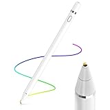 Hochpräzise Bedienung von Touchscreens; Komfortables Tippen, Schreiben und Zeichnen. Die 1,45-mm-Spitze aus reinem Kupfer verhindert die Fingerabdrücke auf dem Bildschirm. Das Stiftgehäuse ist aus Aluminium.