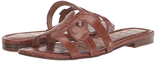 Image of Sam Edelman Bay Flat Sandal Dark Mocha 8 Medium
