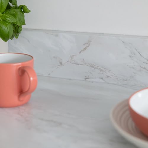 ROMEO MATT WHITE MARBLE SELF ADHESIVE STICKY BACK PLASTIC VINYL FILM 1m X 675cm