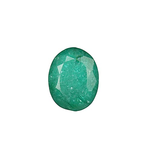 AAA+ Zambian Green Emerald Oval Cut 15.60 ct Faceted Gemstone for Jewelry Making, Emerald Gemstone Beads, Loose Gemstone