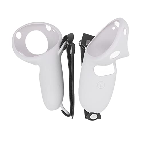 Coque silicone Meta Quest Pro Dilwe avec sangles d'articulation gris - 2