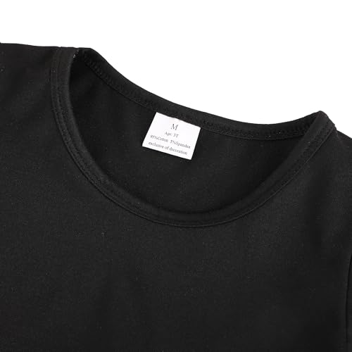 Toddler Girl Dress Green Clover Print Ruffle Bottom Long Sleeve Casual Dress 3-8Y2