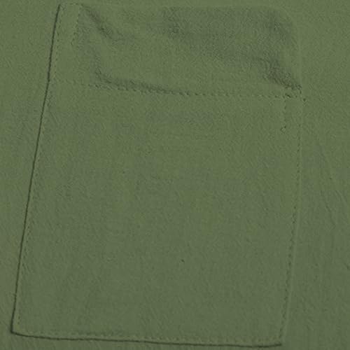 Cotton Linen Shirts for Men Casual V Neck Short Sleeve Henley Tops 2025 Summer Lightweight Gym Workout Athletic Tees4