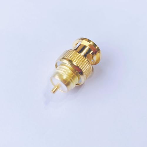 Connecteur BNC mâle anti oxydation soudé 50 ohms pour signal stable
