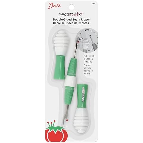 Dritz Double-Sided Seam Ripper with Two Blades Cover