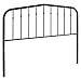 Modway Lennon Modern Farmhouse Metal Queen Headboard in Black