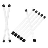 Supvox Transparente Acryl Aufbewahrungsröhrchen 230x12mm mit Deckel 8 Stück Langlebige Kunststoffbehälter für Duftstoffe und Proben Vielseitig Einsetzbar für Haushalt und Labor