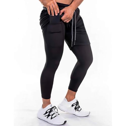 Conjunto Masculino Fitness 3 Peças Corta Vento Impermeável + Shorts Legging Dry Fit Compressão + Cam