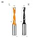 HUHAO Wood Forstner Drill Bits Length 6mm Cut Dia 10mm Shank Router Bit Row Drilling for Boring Machine Drills Carbide Endmill 2PCS