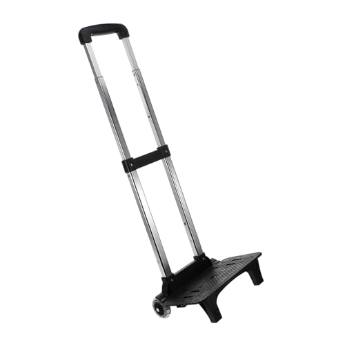 LIFKOME Chariot Pliable à Bagages en Alliage D'aluminium Léger Réglable, 2 Roues Cristal, Chariot Multifonction pour Courses Et Déménagement, Poignée Extensible, Capacité 30 Kg