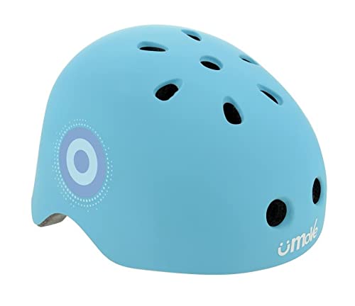 U-Move Neon Ramp Blue Kids Bike Safety Helmet Cycling Skate 48-52cm
