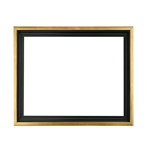Cardinali Renewal Core Floater Frame, Antique Gold with Black Edge 8x10", 3/4" Deep, 3 Pack - No Glass or Backing, Hardware Included, Simple DIY Assembly, Floating Canvas Illusion Frame by Jerry's Artarama - Image 7