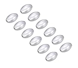 (200pcs) Material: sterling silver plated brass; brass provides good formability, high workability and durability, and resistance to corrosion in comparison to other metal alloy Bead size: about 8mm long x 5mm tall (0.31 inch x 0.2 inch); Hole inner ...
