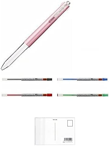 Amazon 三菱鉛筆 スタイルフィット 4色ホルダー パステルピンク Ue4h227p 13 替芯 0 28mm 黒 青 赤 緑 付き 画材屋ドットコム ポストカードａ シャープペン芯 文房具 オフィス用品