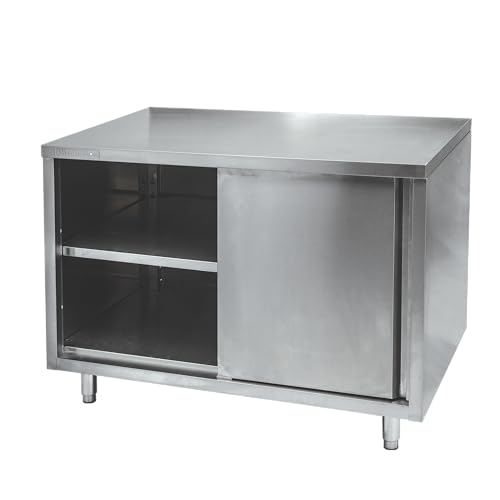 THORINOX TKCA-3048-SS Stainless Steel 48" x 30" x 34" Storage Cabinet - NSF Commercial Grade - Ideal for Restaurant Kitchen, Hotel, Bar, Garage, Workshop, Laboratory and Home
