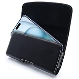 アスデック ベルトホルダー iPhone 16 / 15 / 15 Pro用 横型 スマホポーチ ベルト通し ビジネス 作業用 他機種対応 マグネット開閉 回転式クリップ/SH-IP34PH