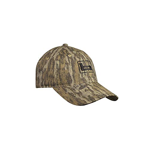 Banded Camo Cotton Cap – Lightweight, Breathable Hunting Hat with Adjustable Fit & Pre-Curved Bill (US, Alpha, One Size, Bottomland)
