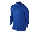 Nike Herren Squad Langarm Training Shirt, Blue/Black, XL