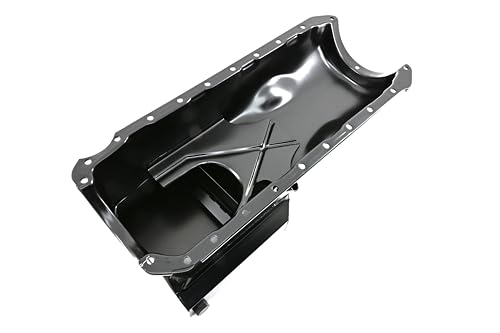 Image of CFR Performance Steel Oil Pan - 1965-1990 Chevy BBC 396-402-427-454 Black