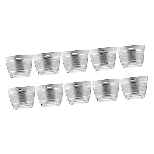 Happyyami 10Pcs Portable Thermal Insulated Bags for Food Handheld Resealable Pouches for Outdoor Bbq Picnics and Food Lightweight and Durable Insulation