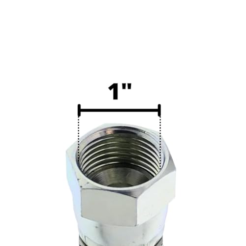 Image of (10-Pack) FJX-12-12 | 3 /4 inch Hose x 3 /4 inch JIC 37 Female Hydraulic Hose End Swivel Crimp Fitting