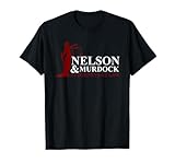 Meta Cortex Nelson and Murdock - Attorneys at Law Black Crew Neck Classic Fit Short Sleeve 100% Cotton T-Shirt