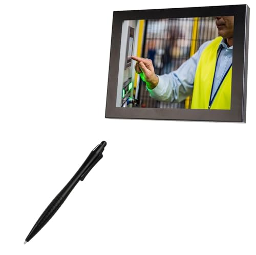BoxWave Stylus Pen Compatible with TRU-Vu SRMHTR-10.4V - DirectTip Resistive Stylus, DirectTip Resistive Stylus - Jet Black