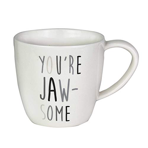 Taza de café de cerámica blanca 16 oz miniatura 1