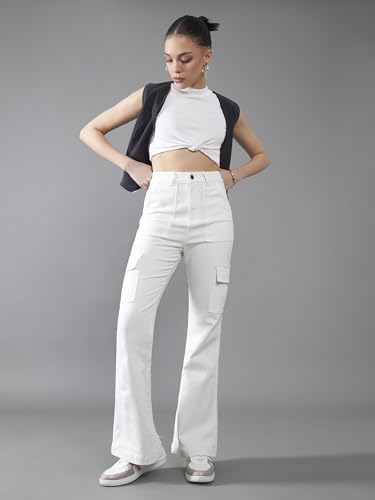 Image of Dolce Crudo High Rise Bootcut Jeans for Women