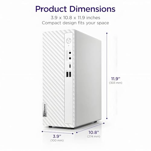 Image of Lenovo IdeaCentre Business Desktop, Intel i7-12700K(12 Core, 20 Threads), 16GB DDR5 RAM, 256GB PCIe SSD+1TB HDD, SD-Card Reader, Ultra-Quiet Design, Dual Monitor Support, USB-C, Ethernet, Windows 11