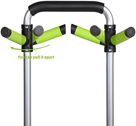 Leeyoung Folding Hand Truck and Dolly,309 lb Capacity Aluminum Portable Cart with Telescoping Handle and PP+EVA Wheels