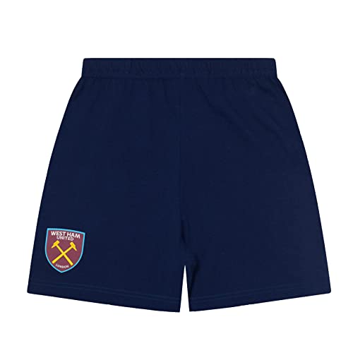 West Ham United Fc Official Soccer Gift Boys Short Pajamas Claret 10-11 Years #TOP3