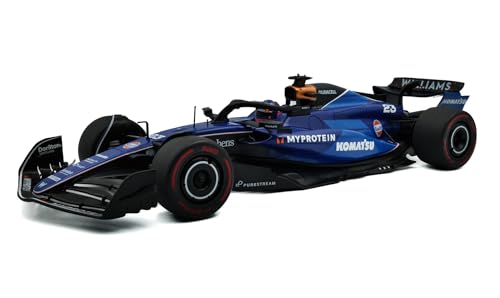 OPO 10 - Miniature car Compatible with Williams F1 Team FW46 Saudi Arabia GP 2024 Alexander Albon - 1:18 Solido - 1814401