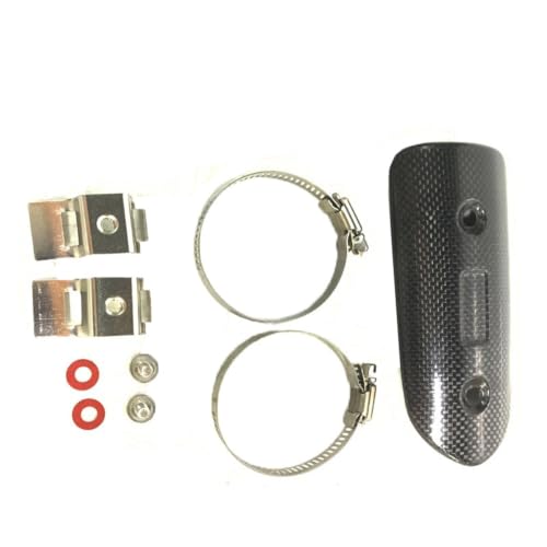 Cache échappement CB650F carbone pour protéger de la chaleur moto