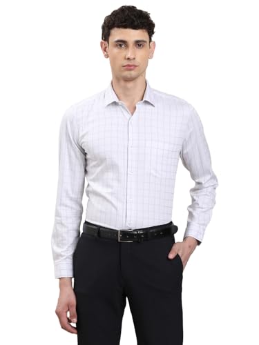 Chemise ajustée pour homme gris 42 Turtle idéale pour un look de bureau chic