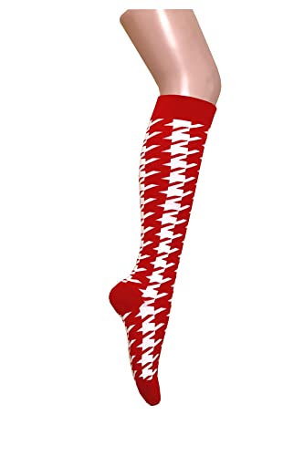 Image of Triple M Plus Elite Quality Soft Cotton Knee High Argyle /Houndstooth /plain Socks (regular size)