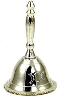 CircuitOffice 3" Triple Moon Altar Bell for Wicca, Pagan, Altars, Meditation, Metaphysical, Rituals, Decoration Or Gift