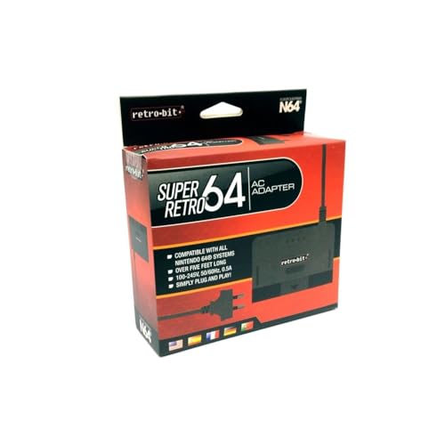 Retro-Bit N64 Super Retro AC Adaptor with AU Plug