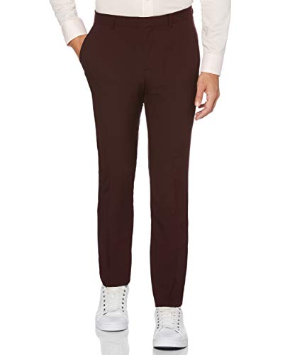 Perry Ellis Portfolio Very Slim Fit Solid Tech Pants Port 31 32