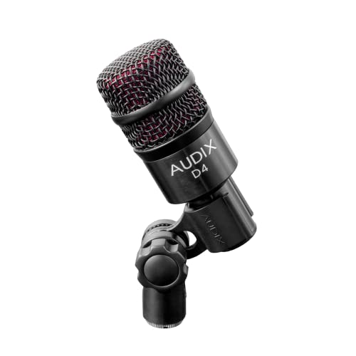 Audix D2 Trio 3-Piece Drum Microphone Package With Dvice Clamps & D4 Professional Dynamic Instrument Microphone #TOP5