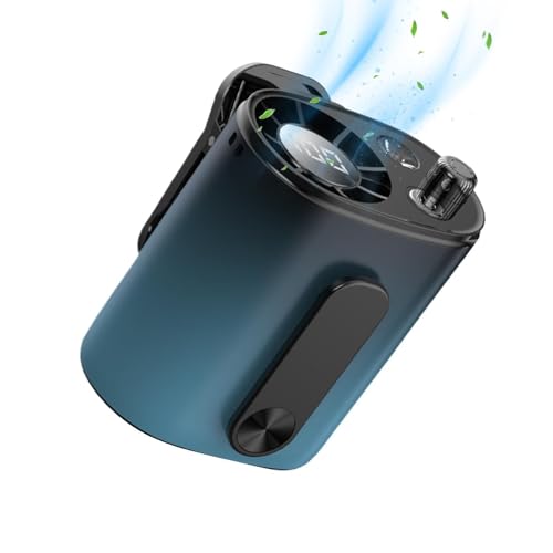 Ventilador De Refrigeración De Coche - Enfriador De Aire Personal De 100 Velocidades Con Pantalla LED | Rotación De Clip De 360 Grados En El Ventilador - Mecanismo Para Reducir La Temperatura Ra