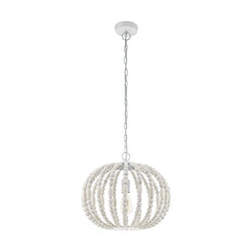 Preisvergleich Produktbild EGLO BARRHILL Hängeleuchte, Stahl, 60 W, weiss